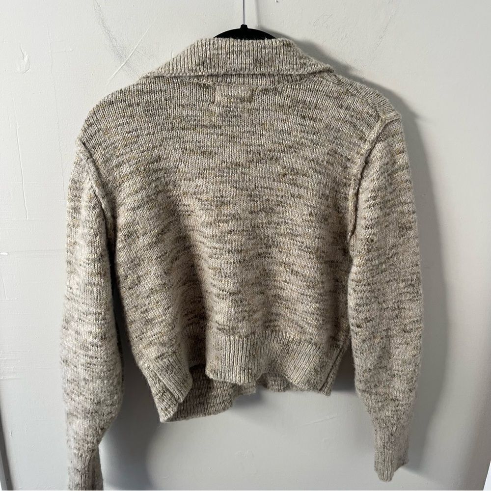 Universal Thread Green Marled Crop Sweater - Picture 3 of 6